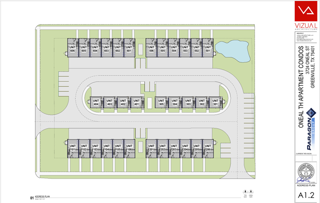 Paragon Hts. Address Plan